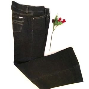 WHBM Flare Black jeans